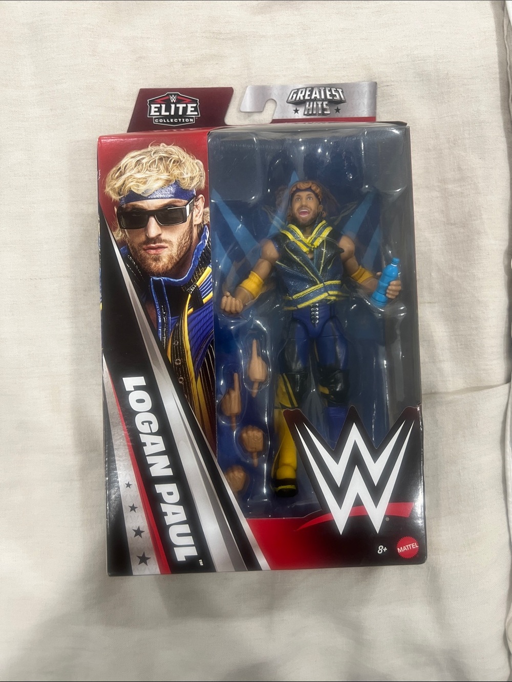 WWE Logan Paul Action Figure in Blue & Yellow